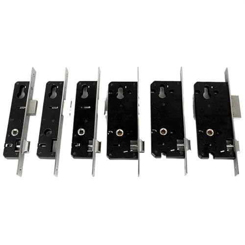 Cerradura Embutida para Puerta, Cerradura de acero inoxidable, cuerpo aleación aluminio, cerradura manija puerta y plástico antigua Uso apto para balcón abierto plano(3585)