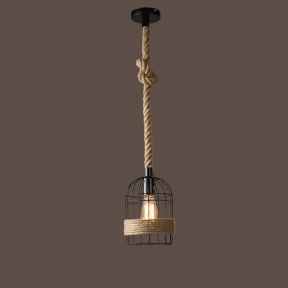 Suspension tuyau d'eau rétro en fer noble pour salon moderne