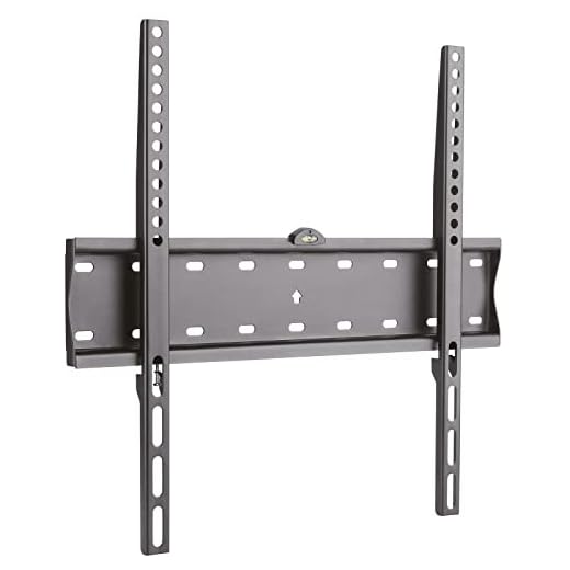 Drall Soporte de Pared Universal para TV - Solo 2,7 cm de Distancia a la Pared Plano Estrecho Fijo - para televisores LCD LED OLED de 26-55 Pulgadas - VESA 100 200 300 400 Negro Modelo: P48A