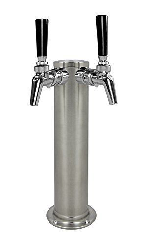 Kegco DT145-2BS-630SS Beer Tower with two faucets