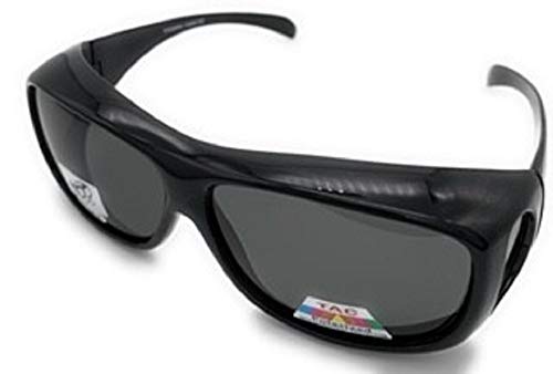 Image of Fit Over Sunglasses Polarized Lens Wear Over Prescription Eyeglasses 100% UV Protection for Men and Women