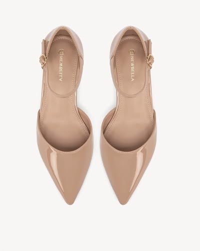 Women's Wedge Heel Pumps High Heel Adjustable Straps Pointed Toe Heels for Women Comfortable Wedge Heels Office&Party2