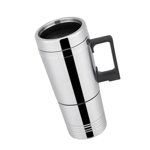 Taza calefactora eléctrica para auto 300ml acero inox miniatura 6