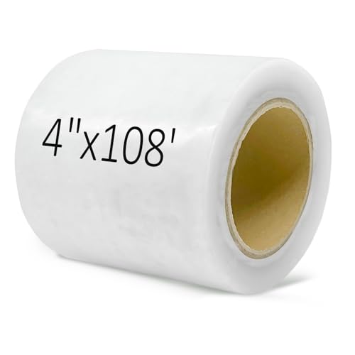 chicarry Greenhouse Repair Tape 6 mil 4 x 108 Greenhouse Tape Heavy Duty UV Resistant Clear Greenhouse Sheeting Coverings Film Tape for Seaming and Sealing (4 x 108)