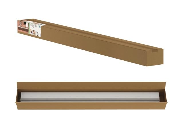 ROLLPLAST Kit de Puerta de Fuelle de PVC 82 cm x 224 cm Color Blanco o marrón Pinto