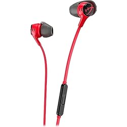 Hyperx Cloud Ii Auriculares Gaming HyperX Cloud Earbuds II - Auriculares para Juegos con micrófono, Color Rojo