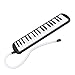 Melodica 37 Key Wind Musical Instrument Adult Suitable for Beginner Learner PracticeBlue Classroom Home on the This Allows to Music and Any Melodica37 Key MelodicaBlowpipe (Black)