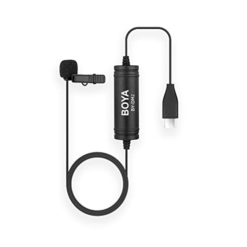 Microphone cravate USB Type-C BY-DM2 pour éliminer les échos et bruits sur Android