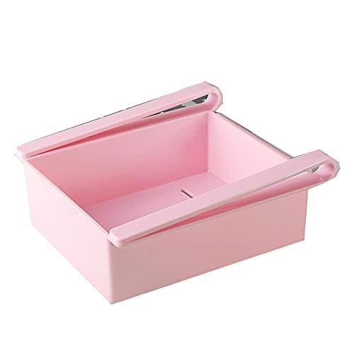 AERVEAL Réfrigérateur Basket Basket Cuisine Stockage Organisateur Frais de Fruits Accueil Panier de Stockage Multifonctionnel Nouveau/Rose Cover