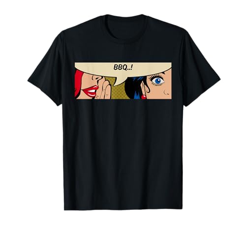 BBQ - Frauen Flüstern - Grillen - Comic T-Shirt BBQ - Frauen Flüstern - Grillen - Comic T-Shirt