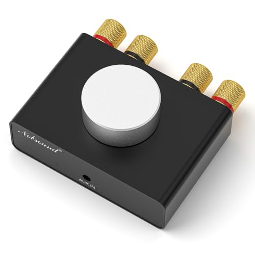 Nobsound Mini Bluetooth Stereo Verstärker: 50 W x 2 TPA3116 Endstufe, AUX- und Bluetooth-Eingänge, 2.0 Wireless Audio Receiver für Passive Lautsprecher/Bass Shaker