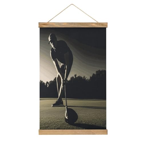 Arte de pared de golf FekiLoot para decorar paredes vacías con estilo vintage