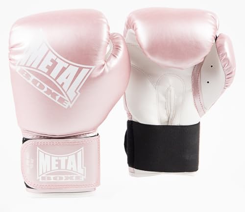 METAL BOXE Gants de Boxe Initiation Rose 08 oz