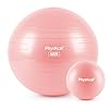Yoga Ball for Exercise, Pilates Set, 4 Sizes Fitness Ball for Workout, Birthing, Pregnancy, Physical Therapy- Pump Included
