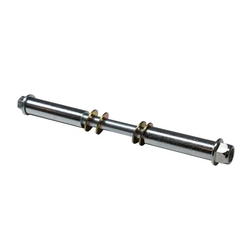 Image of JMCHstore Front Axle & Lock Nut w /Spacer Assembly for Monster Mega Moto MMB80 80cc MMB105 105cc, for Coleman Realtree RB100 RT100 Mini Bike for oryxearth 105cc Kids Dirt bike