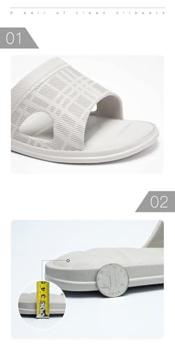 Image of DRUNKEN Slippers For Women Winter Sandals Casual Flats Home Footwear Man Girls Sliders Flip Flops Chappals Ladies Clogs Sleeper Slides Stylish Ortho Soft