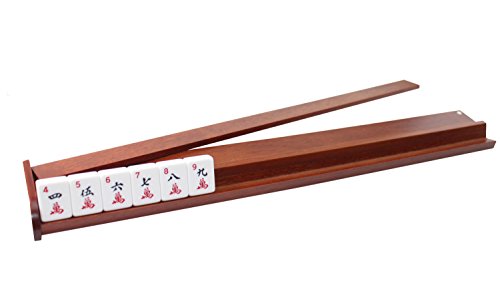 Set de 4 Repisas de Madera Natural 18" para Mahjong miniatura 2