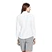 Lands' End Womens LS No Iron Button Front Shirt White Petite 4