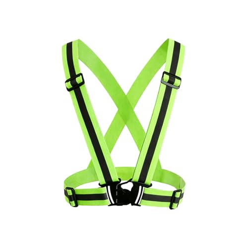 Pevlkawr Chaleco Reflectante, Chaleco De Seguridad Reflectante, Ajustable Tirantes Reflectantes, para Correr Y Montar En Bicicleta, Disponible Tanto para Adultos como para Niños