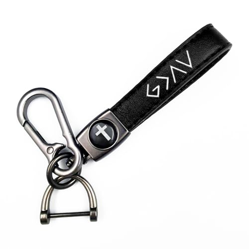 God Is Greater Keychain for Christians - Inspirational...