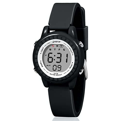 Dotodo Kids Digital Watch for 5-12 Year Old Boys & Girls - Birthday Gifts for Kids - Black