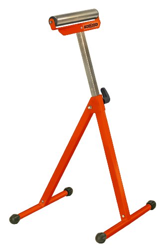 Adjustable Pedestal Feed Roller Support Portamate PM 5080 with 11 ¼” Ball Bearing Steel Roller -  PM5090