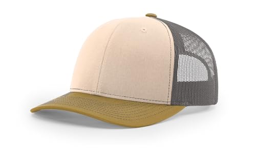 Image of Richardson 112 Trucker Hat - Premium Blank Baseball Cap, Adjustable Snapback Hat - Structured Six Panel Richardson Blank Hats