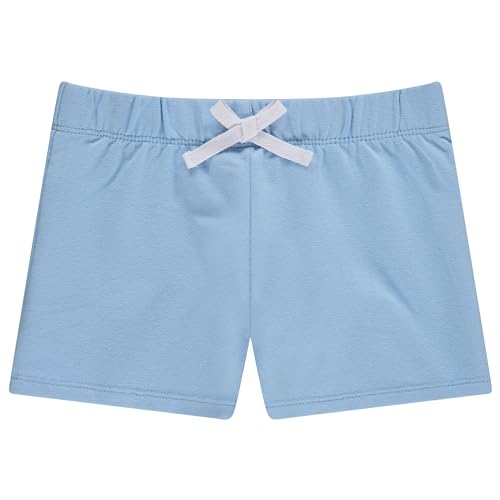 Image of BTween 4 Pack Girls Shorts, Cotton French Terry Shorts for Girls, Kids Summer Clothing