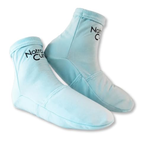 NatraCure Cold Therapy Socks - Reusable Foot Ice Pack - Cooling Socks for Hot Feet, Neuropathy Pain Socks, CRPS Relief, Ice Pack for Feet - Size: Small/Medium