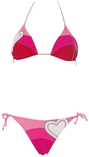 Shiwi Damen Neckholder Triangel Bikini Pink 42