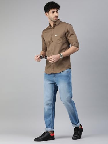 Image of Majestic Man Men Classic Slim Fit Pure Cotton Casual Shirt