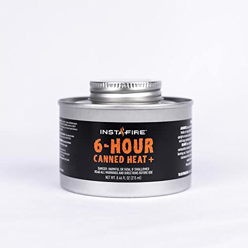 Canned Heat+ & Cooking Fuel (12-Pack) (Compact, Off-Grid, Emergency) #TOP4