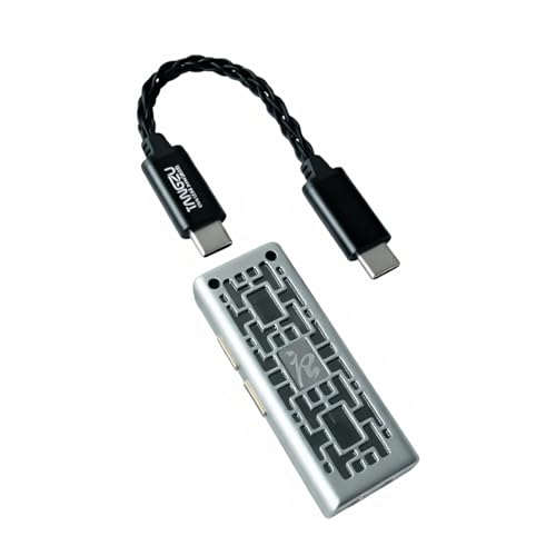 Image of TANGZU Yu Ling Long Portable USB DAC Headphone Amp with Dual AK4493SEQ DAC, 3.5 /4.4mm Output, High Resolution 32bit /768kHz DSD256 Decoder Headphone Amplifier for Smartphones /Laptop /PC /Music Players
