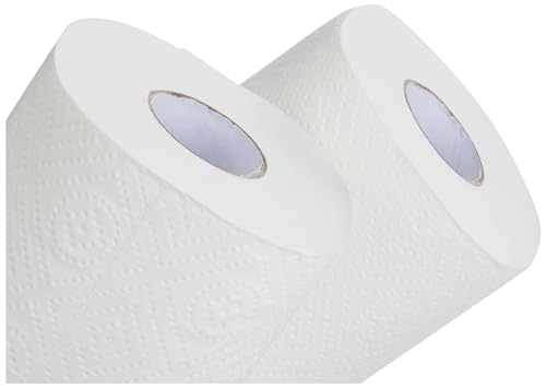 Image of Presto! 2 Ply Toilet Tissue Paper,100% Natural Virgin Paper-Pack Of 6(400 Pulls Per Roll)