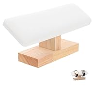 YANGWEN Uhrenständer Aus Holz, Schmuckständer Aus Holz Und Leder, Schmuckhalter Für Den Heimgebrauch Display Einzelhandel, Weiß
