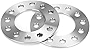KSP 6mm 1/4 inch 6 Lug Universal Wheel Spacers, 6x5.5 6x135 6x139.7 Spacer for Ranger Bronco F150 Silverado Sierra Ram 1500 Expedition, 2PCS Forged CNC Machined Rim Spacer 93.1mm Hub Bore(Aluminum)