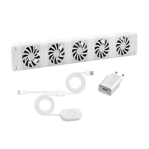 Puupaa Heizkörper Ventilator, Smartes Heizgebläse für Heizungen, Langlebiger Heizverstärker für Unterheizungen und Heizkörpe - Spart Energie und erhöht die Heizeffizienz(MONO-SET)