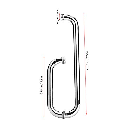 Labuduo Maniglia per Porta Doccia, Maniglia per