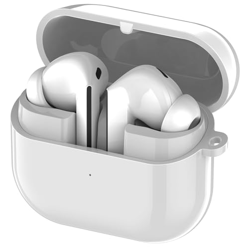 EXMRAT Charging Case for Samsung Galaxy Buds 3 Pro (SM-R630) AI Earbuds - Replacement Charger Case Cover 590mAh (White)