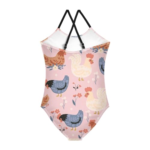 Image of Baby Girls' Swimwear Quick Dry Toddler Girls One Piece Swimsuit Bathing Suits Size 3T-10Y