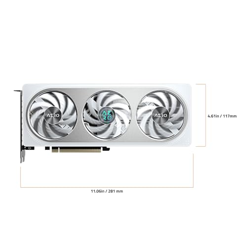 Image of GIGABYTE GeForce RTX 5060 AERO OC 8G Graphics Card, 8GB 128-bit GDDR7, PCIe 5.0, WINDFORCE Cooling System, GV-N5060AERO OC-8GD Video Card