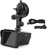 Radar Detector 2 In 1 Car Dashcam Anti Radar Combo Speed Camera 1080P Radar Detector DVR Dash Cam G-Sensor Electronic Dog Driving Recorder Speed Monitoring,16g,VG2