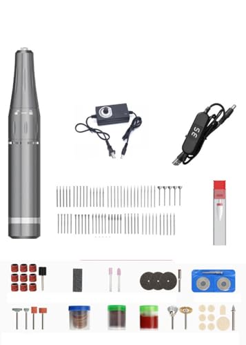 EVZSDOTYE Engraving Machine, Small Electric Engraving Machine Wood Carving Jade Carving Tools Electric Carving Grinding Machine(10)