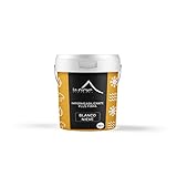 Contiene fibra de vidrio PINTURA IMPERMEABILIZANTE PLUS FIBRA. ANTI GOTERAS PARA TERRAZAS Y TEJADOS. PRIMERA CALIDAD (750 Ml, Blanco Nieve)