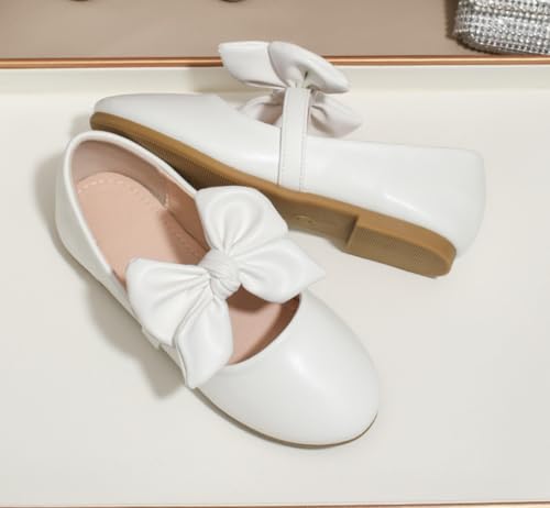 Toddler Flower Girl Dress Shoes Girls Bowknot Ballerina Ballet Mary Jane Flats Party Wedding School Dance Shoe for Kids4