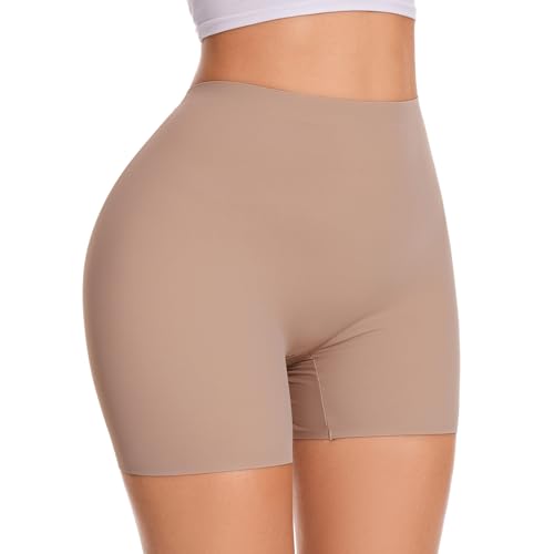 Womens Seamless Shaping Boyshorts Panties Tummy Control Shapewear Underwear Under Dress Shorts