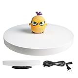 fotoconic 360 Degree Electric Rotating Display Turntable 10.24' / 26cm Motorized Rotary Stand, 3RPM, 33Lbs / 15kg Centric Loading, Anti-Clockwise & Clockwise Direction