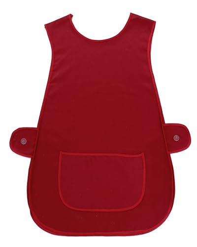 LINEN CLOSET® Womens Tabards with Pockets for Men Ladies Cleaning Catering Chef Kitchen Aprons Unisex Hygea Tabard Apron Work Tabards