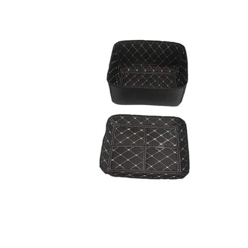 Tapis de coffre de moto en cuir PU 28L pour doublure intérieure de top case