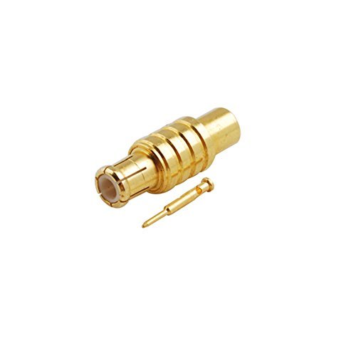 5pcs Rf Wire Coaxial Cable Terminal Copper Alloy Connector MCX Plug Straight Solder for Rg405 0.86 Ships from USA